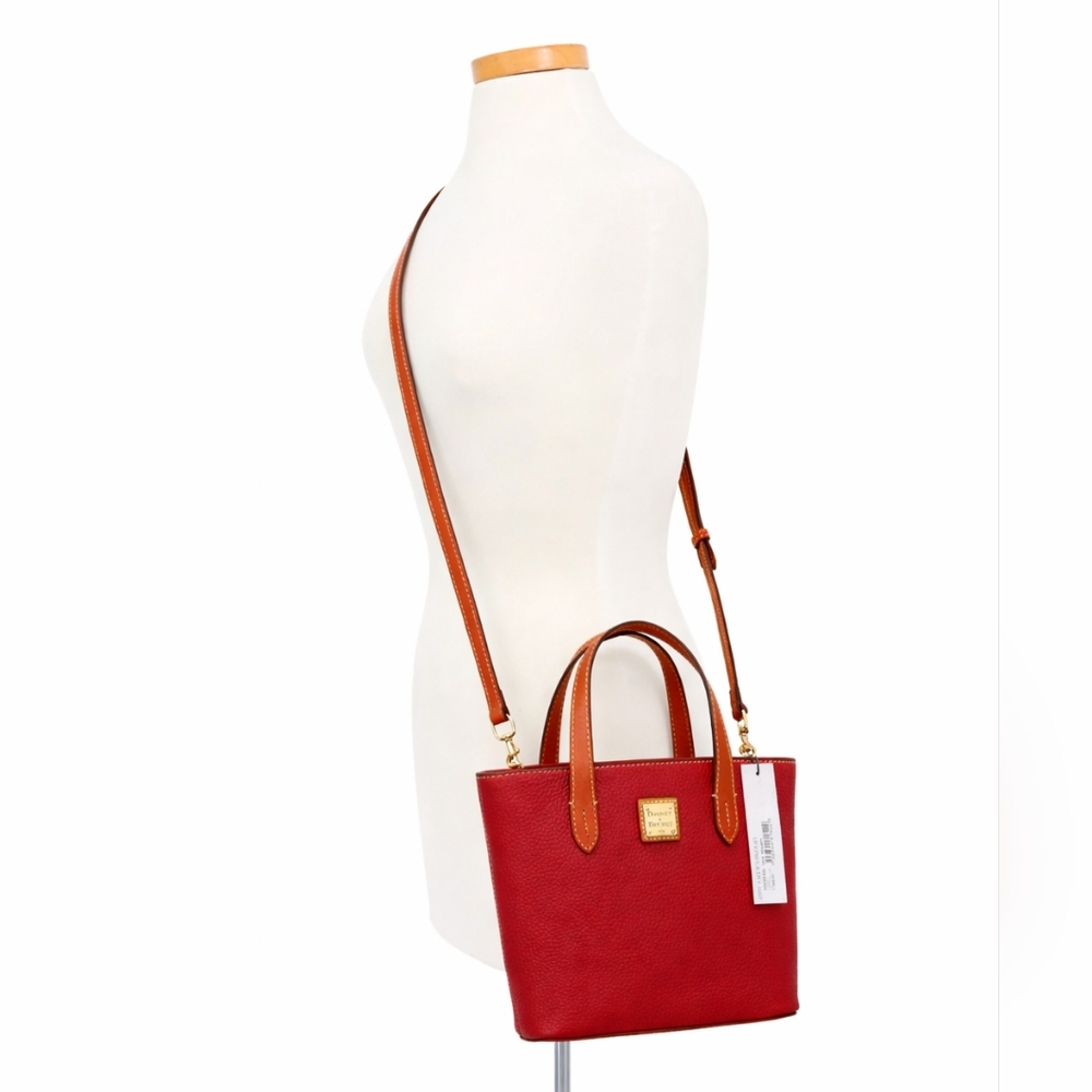 Dooney & Bourke Tote Crossbody - Mini Waverly - Burgundy - NWT - Picture 5 of 5